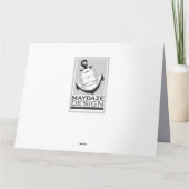 Bar Mitzvah Kaart (Achterkant)