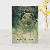 Bar Mitzvah Kaart (Gele Bloem)