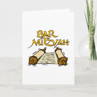 Bar Mitzvah Kaart