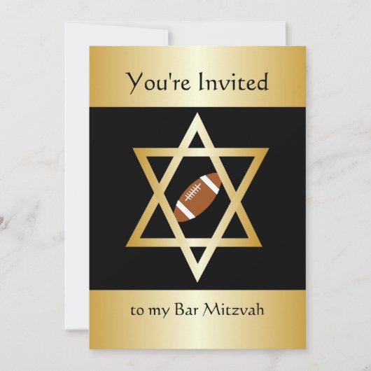 Bar Mitzvah Kaart (Voorkant)