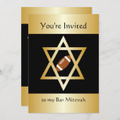 Bar Mitzvah Kaart (Voorkant / Achterkant)