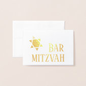 Bar Mitzvah Kaart (Voorkant met envelop)