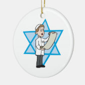 Bar Mitzvah Keramisch Ornament (Links)