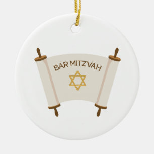 Bar Mitzvah Keramisch Ornament