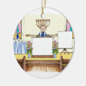 Bar Mitzvah Keramisch Ornament (Links)