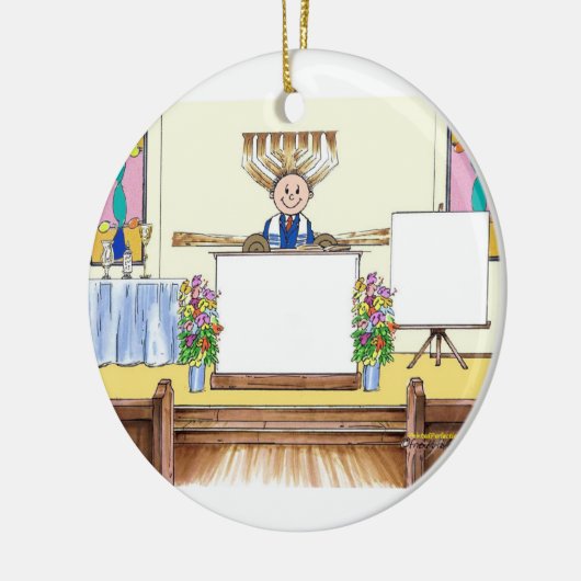 Bar Mitzvah Keramisch Ornament (Links)