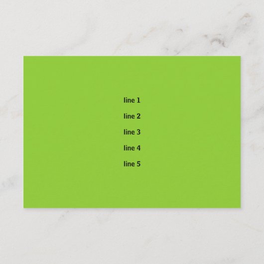 Bar Mitzvah Lime Green Black Star van David Party Kaart (Achterkant)