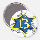 Bar MItzvah Magneet (Voorkant / Achterkant)