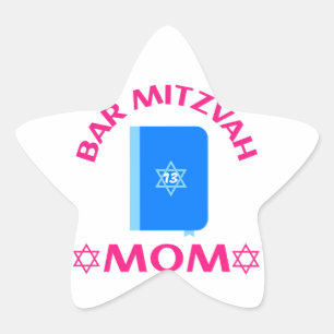 Bar Mitzvah Mam, Bar Mitzvah, ster van David Sticker