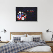 Bar Mitzvah Mitzvah Aanmeldingsbord Canvas Afdruk (Insitu (Slaapkamer))