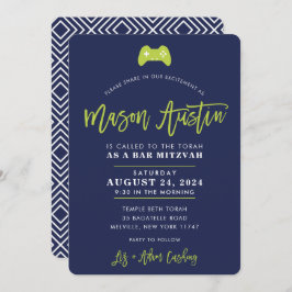 Bar Mitzvah modern controllergamer marvy limoen MA Kaart