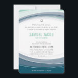 BAR MITZVAH modern curve ontwerp mint blauw grijs Kaart<br><div class="desc">door kat massard >> kat@simplysweetPAPERIE.com <<<< Love the design, maar ik zou graag enkele wijzigingen zien - een ander kleurenschema, product, een foto toevoegen of aangepast voor een andere gelegenheid - ik ben blij dat ik u kan helpen! - - - - - - - - - - - -...</div>