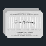 BAR MITZVAH modern deklaagtypografie jongetje grij Kaart<br><div class="desc">door kat massard >> kat@simplysweetPAPERIE.com <<< CONTACT MET ME voor aangepaste formuleringen of om regels toe te voegen in Hebreeuwse liefde voor het ontwerp, maar ik zou graag enkele wijzigingen zien - een ander kleurenschema, product, een foto toevoegen of aangepast voor een andere gelegenheid - ik neem niet alleen contact...</div>