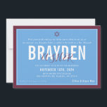 BAR MITZVAH modern football blauw kastanjebruin EL Kaart<br><div class="desc">door kat massard >> kat@simplysweetPAPERIE.com <<< CONTACT MET ME voor aangepaste formuleringen of om regels toe te voegen in Hebreeuwse liefde voor het ontwerp, maar ik zou graag enkele wijzigingen zien - een ander kleurenschema, product, een foto toevoegen of aangepast voor een andere gelegenheid - ik neem niet alleen contact...</div>