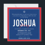 BAR MITZVAH modern football blauw rood QRCODE Kaart<br><div class="desc">door kat massard >> kat@simplysweetPAPERIE.com <<< CONTACT MET ME voor aangepaste formuleringen of om regels toe te voegen in Hebreeuwse liefde voor het ontwerp, maar ik zou graag enkele wijzigingen zien - een ander kleurenschema, product, een foto toevoegen of aangepast voor een andere gelegenheid - ik neem niet alleen contact...</div>