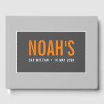BAR MITZVAH modern gewoon boy grijs houtskool sina Gastenboek<br><div class="desc">door kat massard >> https://linktr.ee/simplysweetpaperie <<<<</div>