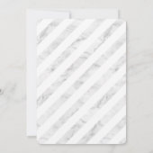 BAR MITZVAH modern kalligrafie grijs faux goud Kaart (Achterkant)