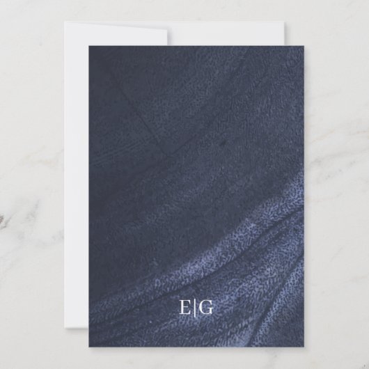 Bar Mitzvah Modern Monogram Goud Lijst Kaart (Achterkant)