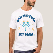 Bar Mitzvah Modern Star van David T-Shirt