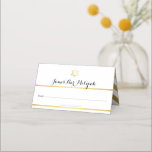 BAR MITZVAH modern stijlvol eenvoudig gouden folie Plaatskaartje<br><div class="desc">door kat massard >>> kat@simplysweetPAPERIE.com << Een on trend, schattig ontwerp voor uw Event Reception PLACE CARDS. Hand schrijf gasten namen en voeg tabelnummer toe TIP :: 1. Als u afbeeldingen en lettertypen wilt wijzigen of verplaatsen en meer tekst wilt toevoegen, klikt u op de knop "Aanpassen" - - -...</div>