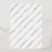 BAR MITZVAH modern, stijlvol kalligrafie grijs gou Folie Uitnodiging (Achterkant)