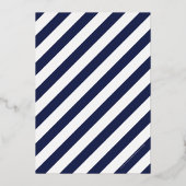 BAR MITZVAH modern, stijlvol kalligrafiegoud Folie Uitnodiging (Achterkant)