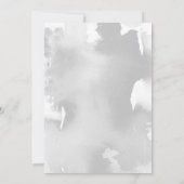 BAR MITZVAH moderne bleek grijze waterverf Kaart (Achterkant)