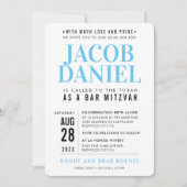 BAR MITZVAH moderne geometrische stapel sportief b Kaart (Voorkant)