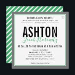 BAR MITZVAH moderne mannelijke groen grijs sport Kaart<br><div class="desc">door kat massard >> kat@simplysweetPAPERIE.com <<< CONTACT MET ME voor aangepaste formuleringen of om regels toe te voegen in Hebreeuwse liefde voor het ontwerp, maar ik zou graag enkele wijzigingen zien - een ander kleurenschema, product, een foto toevoegen of aangepast voor een andere gelegenheid - ik neem niet alleen contact...</div>