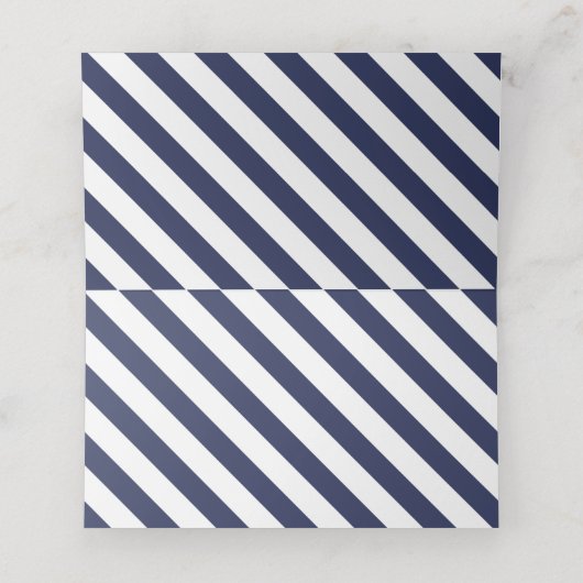 BAR MITZVAH moderne marine blauw + goud naam SAM Plaatskaartje (Binnenkant ongevouwen)