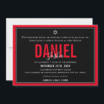 BAR MITZVAH moderne sport jongen vet rood zwart Kaart<br><div class="desc">door kat massard >> kat@simplysweetPAPERIE.com <<< CONTACT MET ME voor aangepaste formuleringen of om regels toe te voegen in Hebreeuwse liefde voor het ontwerp, maar ik zou graag enkele wijzigingen zien - een ander kleurenschema, product, een foto toevoegen of aangepast voor een andere gelegenheid - ik neem niet alleen contact...</div>