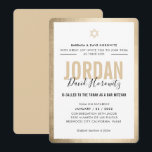 BAR MITZVAH moderne ster goud zwart simpel Kaart<br><div class="desc">door kat massard >> kat@simplysweetPAPERIE.com <<< CONTACT MET ME voor aangepaste formuleringen of om regels toe te voegen in Hebreeuwse liefde voor het ontwerp, maar ik zou graag enkele wijzigingen zien - een ander kleurenschema, product, een foto toevoegen of aangepast voor een andere gelegenheid - ik neem niet alleen contact...</div>