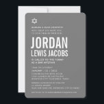 BAR MITZVAH moderne ster jongen grijs wit eenvoudi Kaart<br><div class="desc">door kat massard >> kat@simplysweetPAPERIE.com <<< CONTACT MET ME voor aangepaste formuleringen of om regels toe te voegen in Hebreeuwse liefde voor het ontwerp, maar ik zou graag enkele wijzigingen zien - een ander kleurenschema, product, een foto toevoegen of aangepast voor een andere gelegenheid - ik neem niet alleen contact...</div>