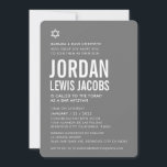 BAR MITZVAH moderne ster jongen grijs wit eenvoudi Kaart<br><div class="desc">door kat massard >> kat@simplysweetPAPERIE.com <<< CONTACT MET ME voor aangepaste formuleringen of om regels toe te voegen in Hebreeuwse liefde voor het ontwerp, maar ik zou graag enkele wijzigingen zien - een ander kleurenschema, product, een foto toevoegen of aangepast voor een andere gelegenheid - ik neem niet alleen contact...</div>