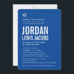 BAR MITZVAH moderne ster royal blue white Kaart<br><div class="desc">door kat massard >> kat@simplysweetPAPERIE.com <<< CONTACT MET ME voor aangepaste formuleringen of om regels toe te voegen in Hebreeuwse liefde voor het ontwerp, maar ik zou graag enkele wijzigingen zien - een ander kleurenschema, product, een foto toevoegen of aangepast voor een andere gelegenheid - ik neem niet alleen contact...</div>