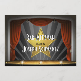 Bar Mitzvah Movie Star Uitnodiging