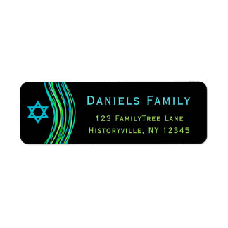 Bar Mitzvah Neon Green Prayer Shawl Etiket
