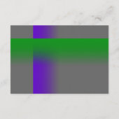 Bar Mitzvah Paars en groen op om het even welke kl Kaart (Achterkant)