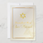 Bar Mitzvah/peerl/goud Kaart (Achterkant)