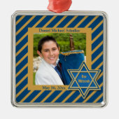 Bar Mitzvah Photo Keepomwille Metalen Ornament (Voorkant)