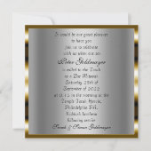 Bar Mitzvah-plechtigheid Uitnodiging (Voorkant)