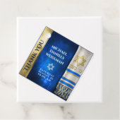 Bar Mitzvah Prayer Shawl Gift Label (In situ)