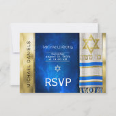 Bar Mitzvah Prayer Shawl RSVP (Voorkant)