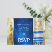 Bar Mitzvah Prayer Shawl RSVP (Staand voorkant)