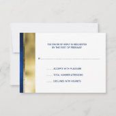 Bar Mitzvah Prayer Shawl RSVP (Achterkant)