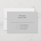 Bar Mitzvah Red en Black Voetbal RSVP Kaartje (Achterkant)