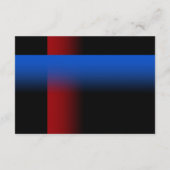 Bar Mitzvah Red en Blue op elke kleur Kaart (Achterkant)