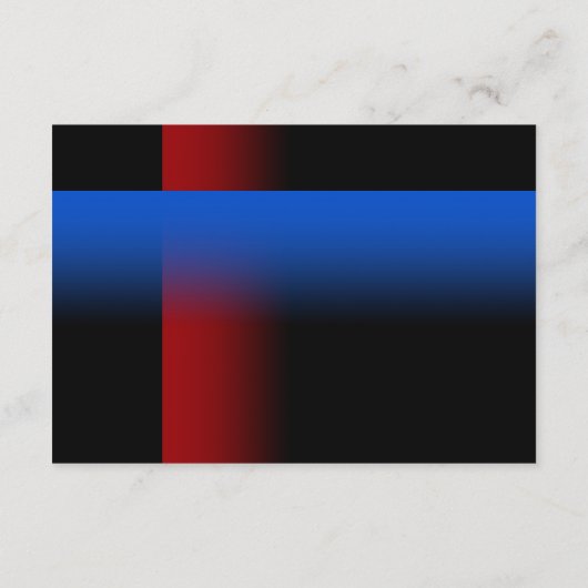 Bar Mitzvah Red en Blue op elke kleur Kaart (Achterkant)