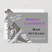 Bar Mitzvah Shoes Briefkaart (Voorkant / Achterkant)