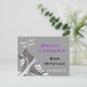 Bar Mitzvah Shoes Briefkaart (Staand voorkant)